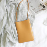 Women's Casual Phone Pouch Crossbody Shoulder Bag PU Leather
