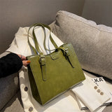 Autumn Winter Style Women's Shoulder Bags Zipper Ladies Bags