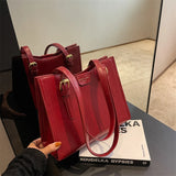Autumn Winter Style Women's Shoulder Bags Zipper Ladies Bags