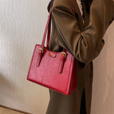 Autumn Winter Style Women's Shoulder Bags Zipper Ladies Bags