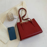 Autumn Winter Style Women's Shoulder Bags Zipper Ladies Bags