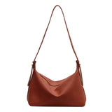 Casual Leather Shoulder Bags Soft Fabric Zip Ladies Messenger Bags
