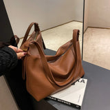 Casual Leather Shoulder Bags Soft Fabric Zip Ladies Messenger Bags