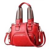 European American Large Leather Messenger Bag