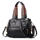 European American Large Leather Messenger Bag