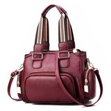 European American Large Leather Messenger Bag