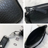 Casual Zipper Shoulder Bag Women Travel Handbag Solid Messenger Bag