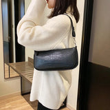 Casual Zipper Shoulder Bag Women Travel Handbag Solid Messenger Bag