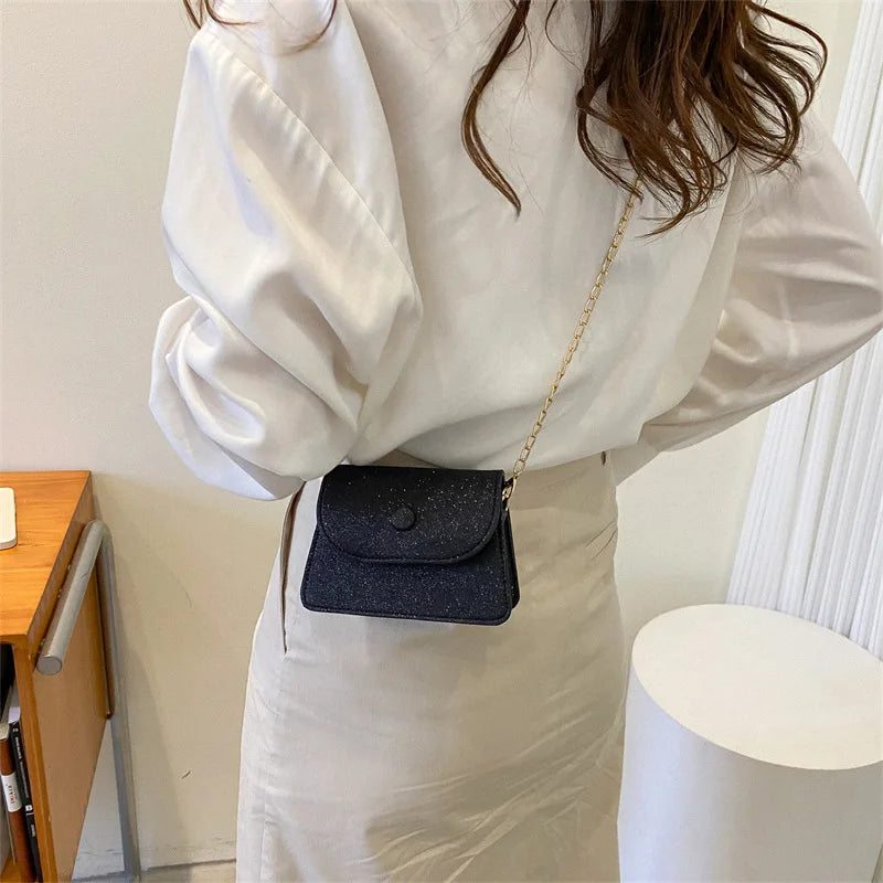 Shining Women Small Shoulder Underarm Bag Party Evening Clutch Bags