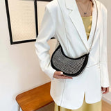 Chain Shoulder Underarm Bags Rhinestone Women Handbags Small Crossbody Bags