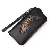 Women's Clutch RFID Wallet - High Quality Natural Cow Leather