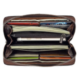 Women's Clutch RFID Wallet - High Quality Natural Cow Leather