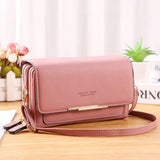Women's Cross Body Messenger Bag PU Leather Shoulder Handbag