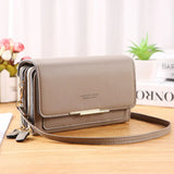 Women's Cross Body Messenger Bag PU Leather Shoulder Handbag