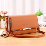 Women's Cross Body Messenger Bag PU Leather Shoulder Handbag