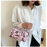 Graffiti Crossbody Bag for Women, Shopping Party Handbag