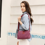 Canvas Crossbody Bag for Women Shoulder Tote Handbag Purse