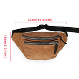 Women's Canvas Fanny Pack Street Money Banana Phone Chest Bag