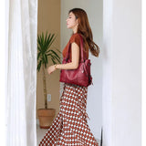 Women's High Shoulder Bag Pu Leather Handbag