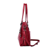 Women's High Shoulder Bag Pu Leather Handbag