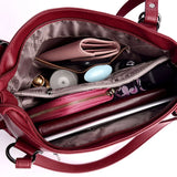 Women's High Shoulder Bag Pu Leather Handbag