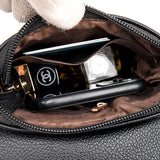 Mini PU Leather Messenger Bag for Women