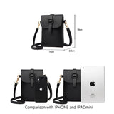 Mini PU Leather Messenger Bag for Women