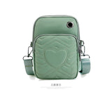 Ladies Embroidery Thread Large Capacity Phone Handbag Messenger Bag