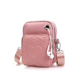 Ladies Embroidery Thread Large Capacity Phone Handbag Messenger Bag