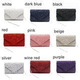 Lace Flower Pattern Evening Clutch Bag for Women