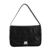 Retro Shoulder Bag Women's PU Large Capacity Underarm Bag