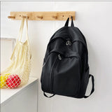 Ladies Candy Nylon Fabric Waterproof School Bag Backpack Large Capacity