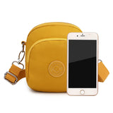 Women's Canvas Chest Tote Bag with 3 Layers