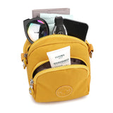 Women's Canvas Chest Tote Bag with 3 Layers