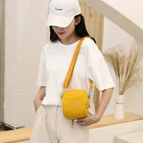 Women's Canvas Chest Tote Bag with 3 Layers