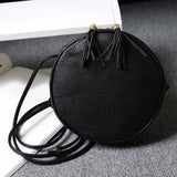 Solid Leather Shoulder Bag Messenger Bags for Men