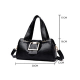 High Capacity Ladies PU Handbags Shoulder Messenger Bag