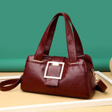 High Capacity Ladies PU Handbags Shoulder Messenger Bag