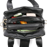 High Capacity Ladies PU Handbags Shoulder Messenger Bag