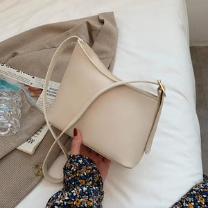 Small Square Pu Leather Messenger Bag