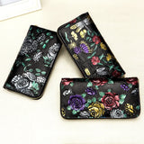 Genuine Leather Ladies Wallet Cosmetic Bag Purse Handbag