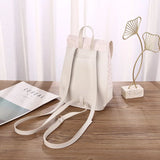 Women's PU Leather Ostrich Pattern Backpack