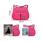 Waterproof Nylon Shoulder Bag for Women Handbag Crossbody Purse