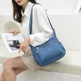 Women's Shoulder Bag Waterproof Nylon Handbag Zipper Crossbody sac a main