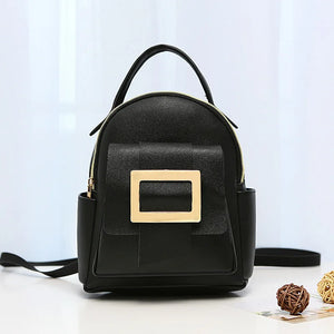 Small Zipper Outdoor Travel Backpack Girl Student School Bag