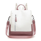 Women's Leather Shoulder Bag Casual Backpack