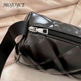 Women's Shoulder Bag with Small Purse, Diamond Lattice Design