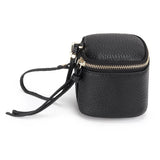 Leather Cosmetic Bag Women Clutch Toiletry Pouch