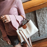 Green Leather Shoulder Bag Short Handles Women's Handbag Large Capacity