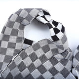 Grid PatternKnitting Shoulder Bag Women Handbag Causal Women's Handbag